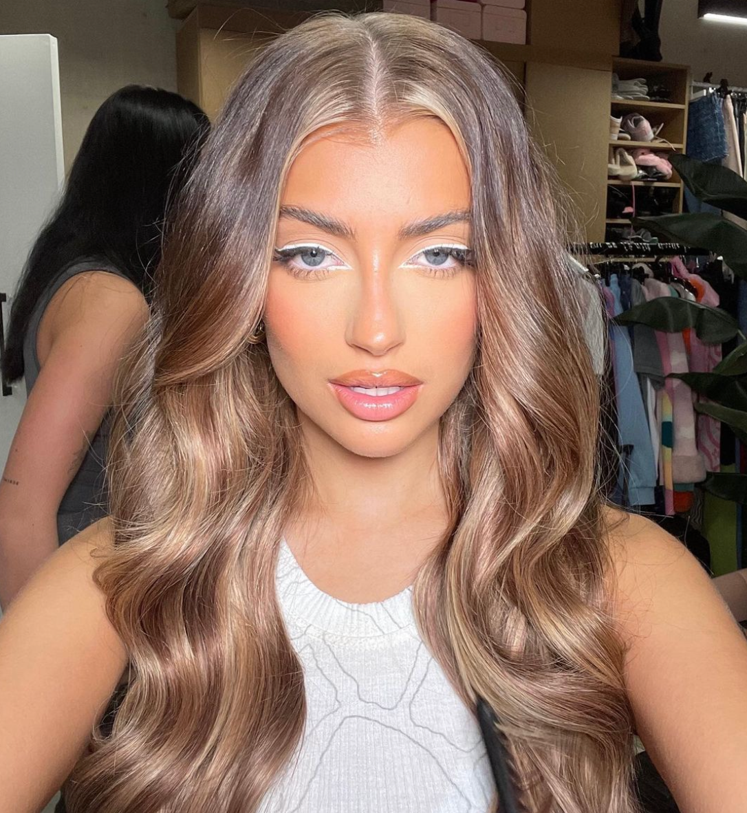 Brown sales hair piece