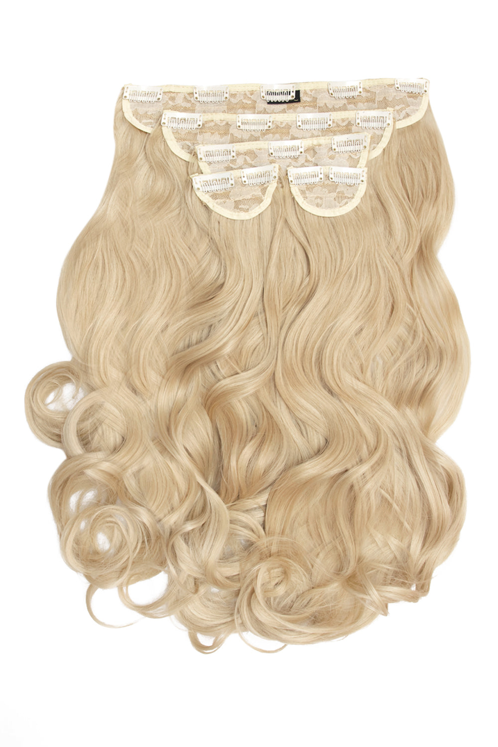 Extensions de cheveux bouclés super épais de 22 po en 5 pièces - BLONDS | BLOND CALIFORNIEN #1
