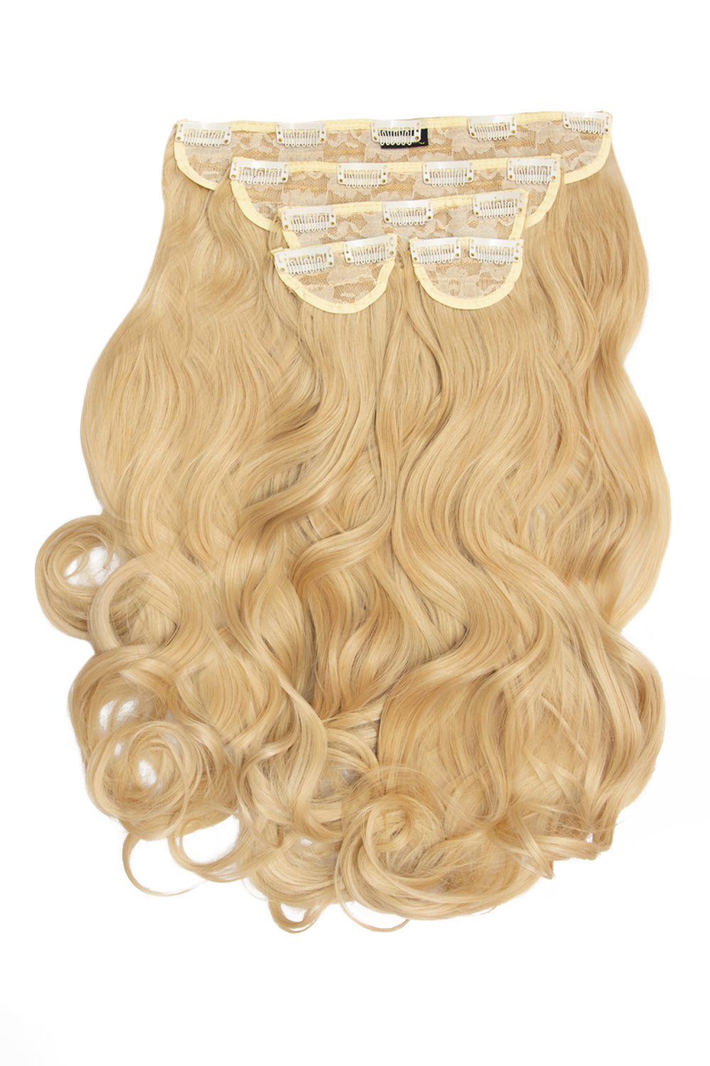 Extensions de cheveux bouclés super épais de 22 po en 5 pièces - BLONDS | BLOND DORÉ #2