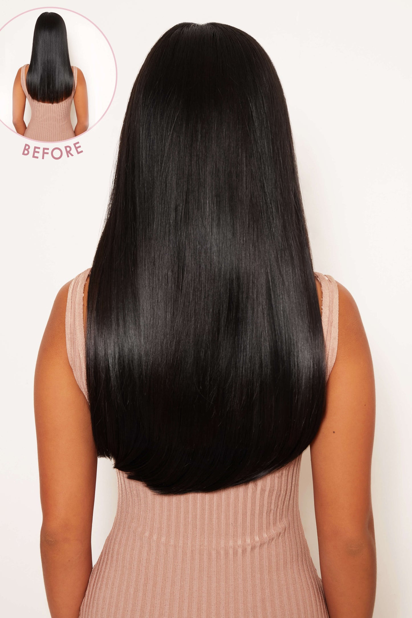 Thick 18" 1 Piece Straight Clip In Hair Extensions