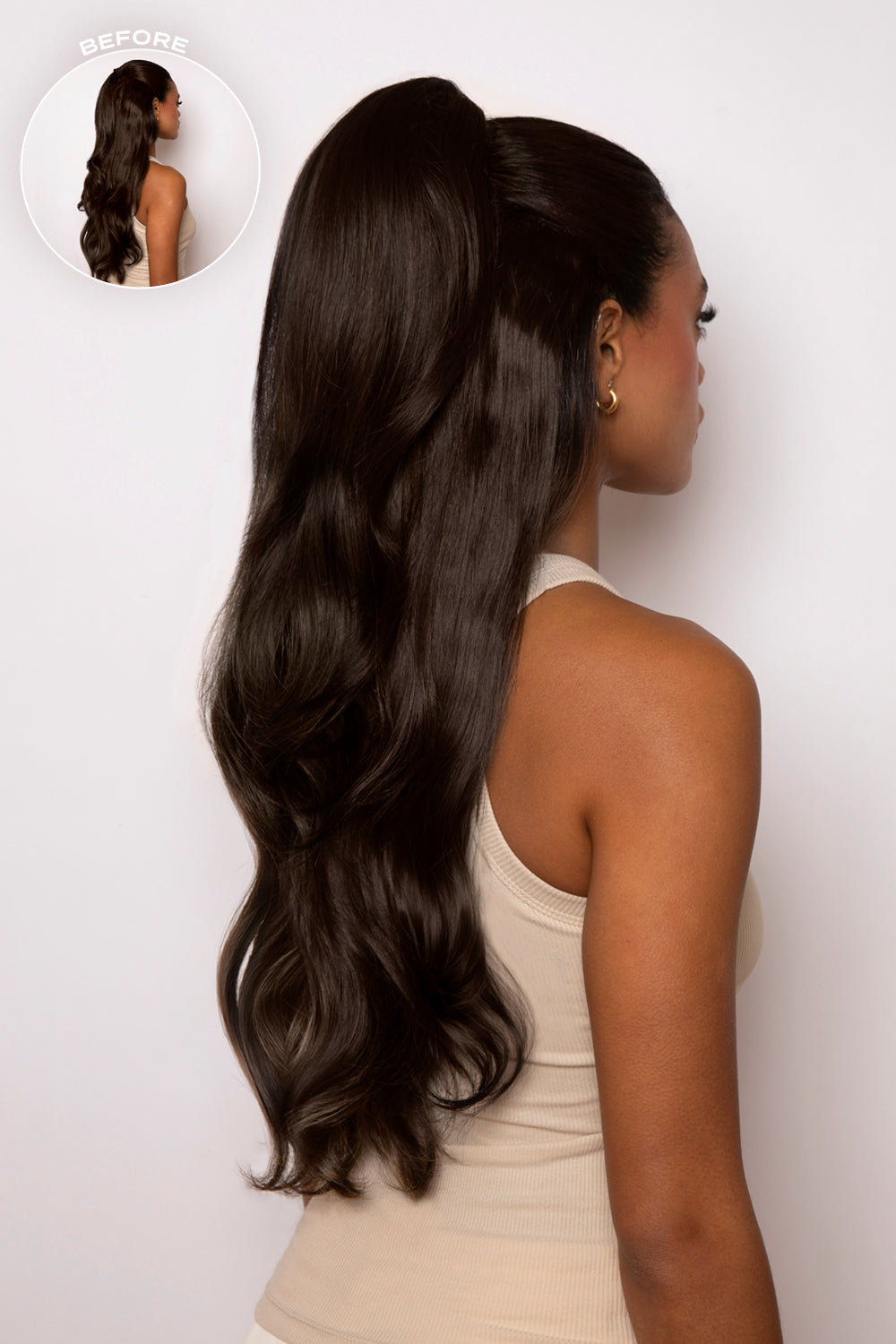 Blow Dry 16" Claw Clip Pony - BROWNS | DARK BROWN #1