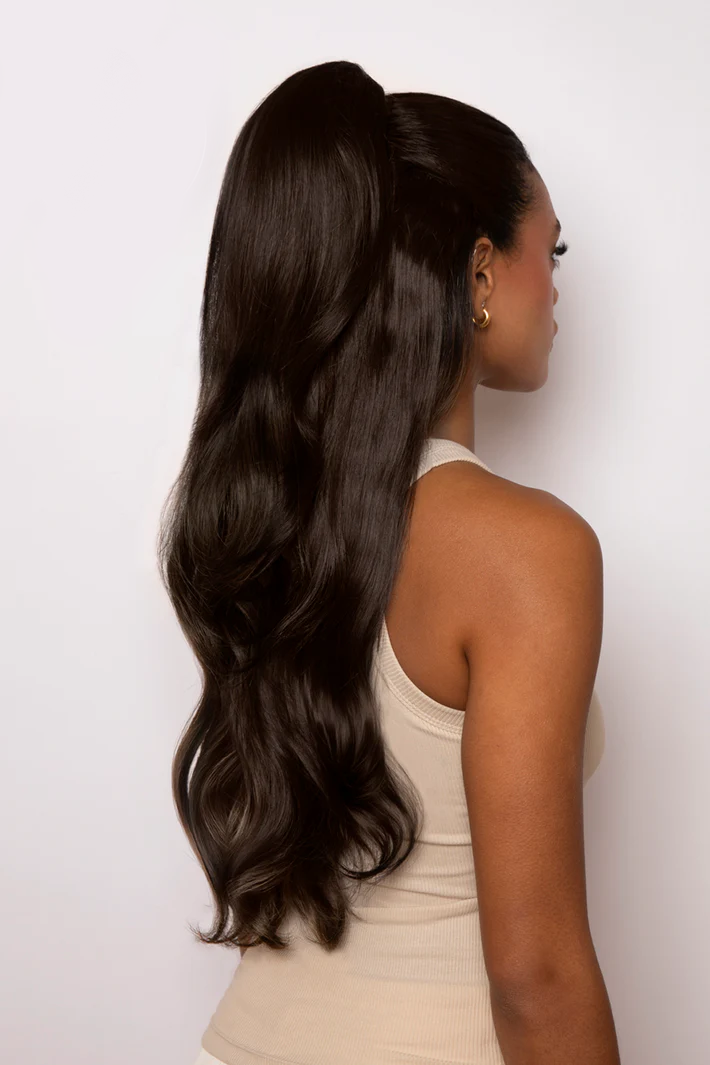16" Claw Clip Ponytail Duo + Hair Care Set