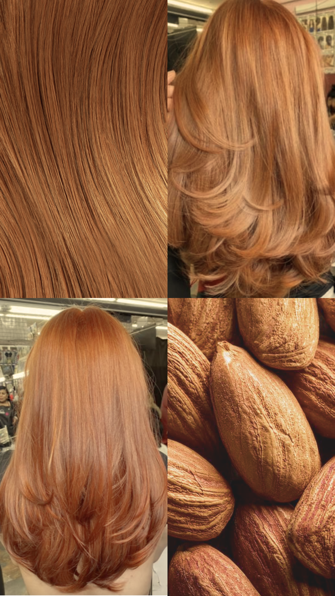 Extensions de cheveux bouclés super épais de 22 po en 5 pièces - ROUGES | AUBURN MIXTE #6