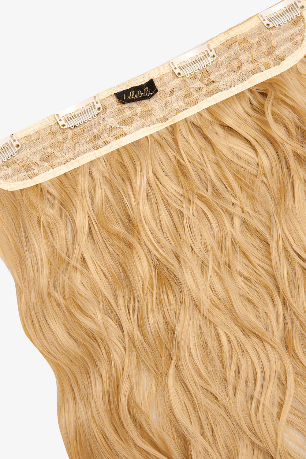 Thick 14" 1 Piece Textured Wave Clip-in Hair Extensions [Clearance Lines] - BLONDES | CARAMEL BLONDE #2