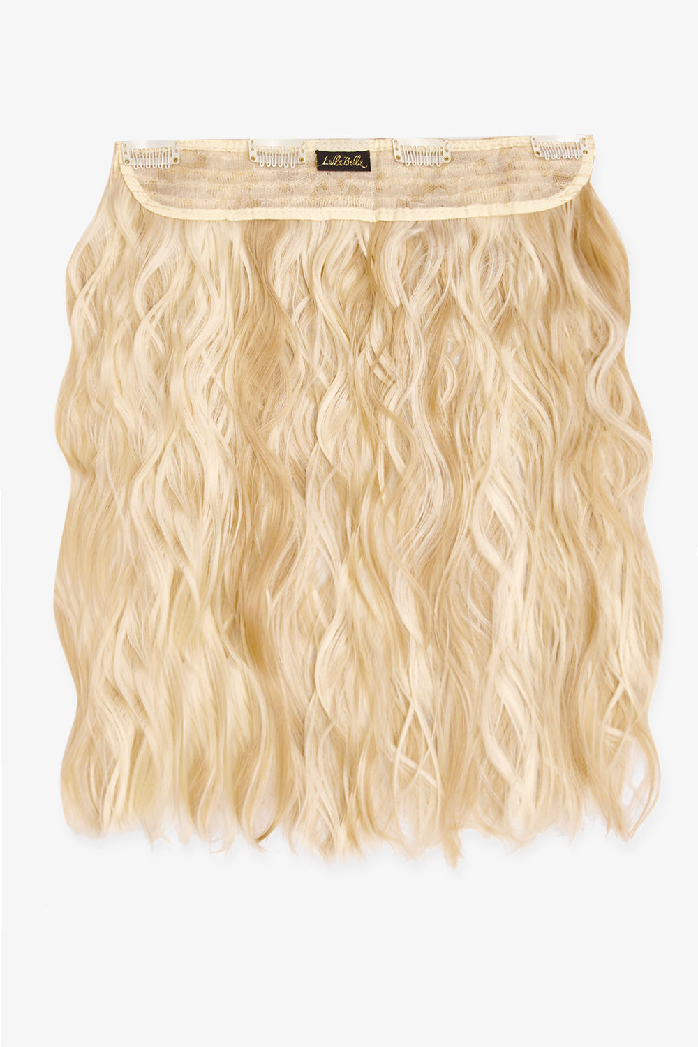 Thick 14" 1 Piece Textured Wave Clip-in Hair Extensions [Clearance Lines] - BLONDES | HIGHLIGHTED CHAMPAGNE #1