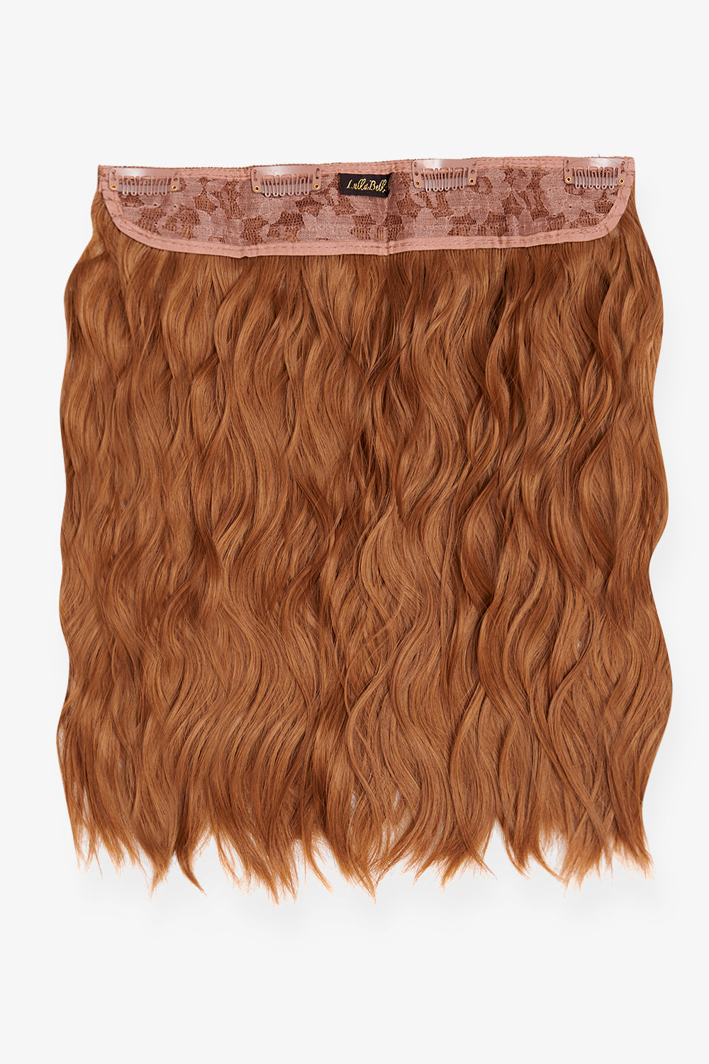Thick 14" 1 Piece Textured Wave Clip-in Hair Extensions [Clearance Lines] - REDS | MIXED AUBURN #3
