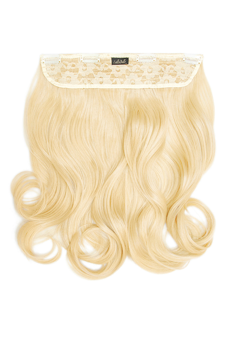 Dicke 16" 1-teilige lockige Clip-in-Haarverlängerungen - BLONDE | REINES BLOND #1