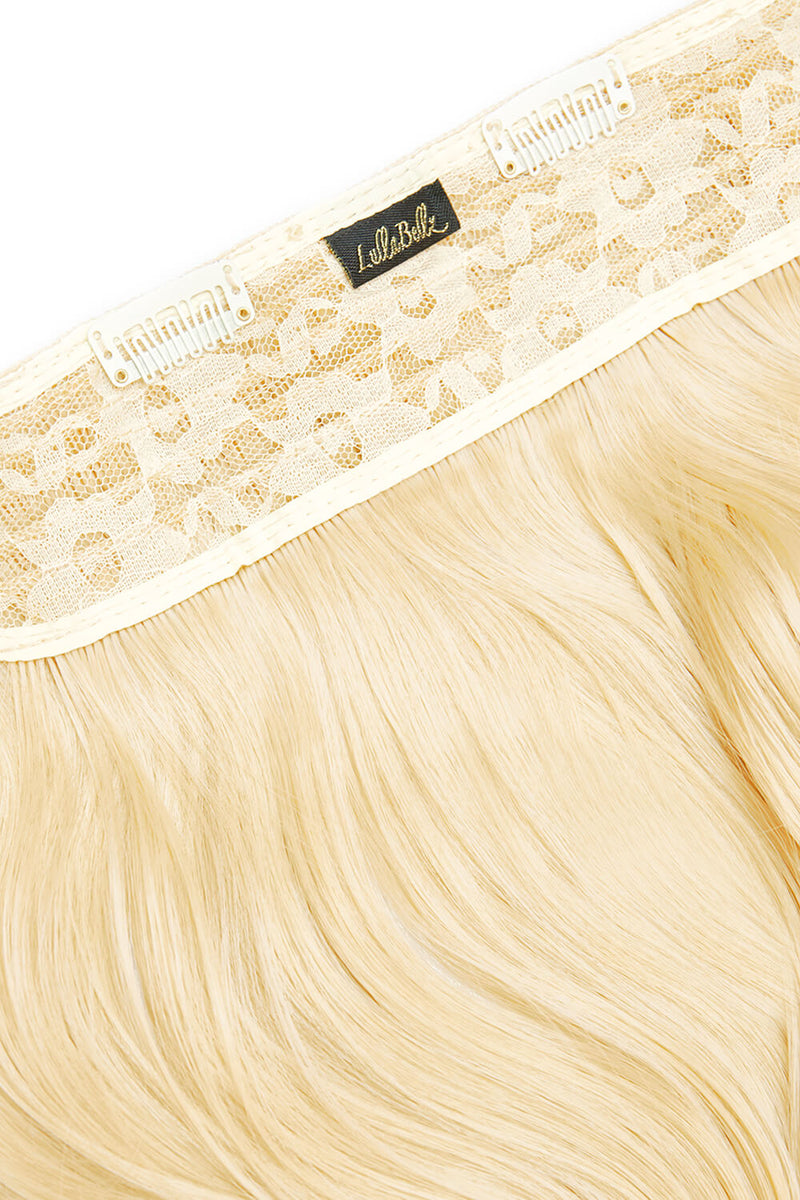 Dicke 16" 1-teilige lockige Clip-in-Haarverlängerungen - BLONDE | REINES BLOND #2