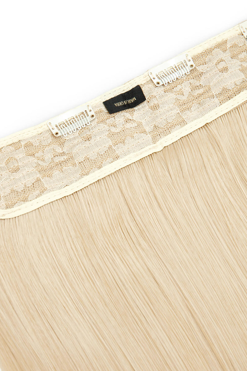 Thick 18" 1 Piece Straight Clip In Hair Extensions - BLONDES | LIGHT GOLDEN BLONDE #2