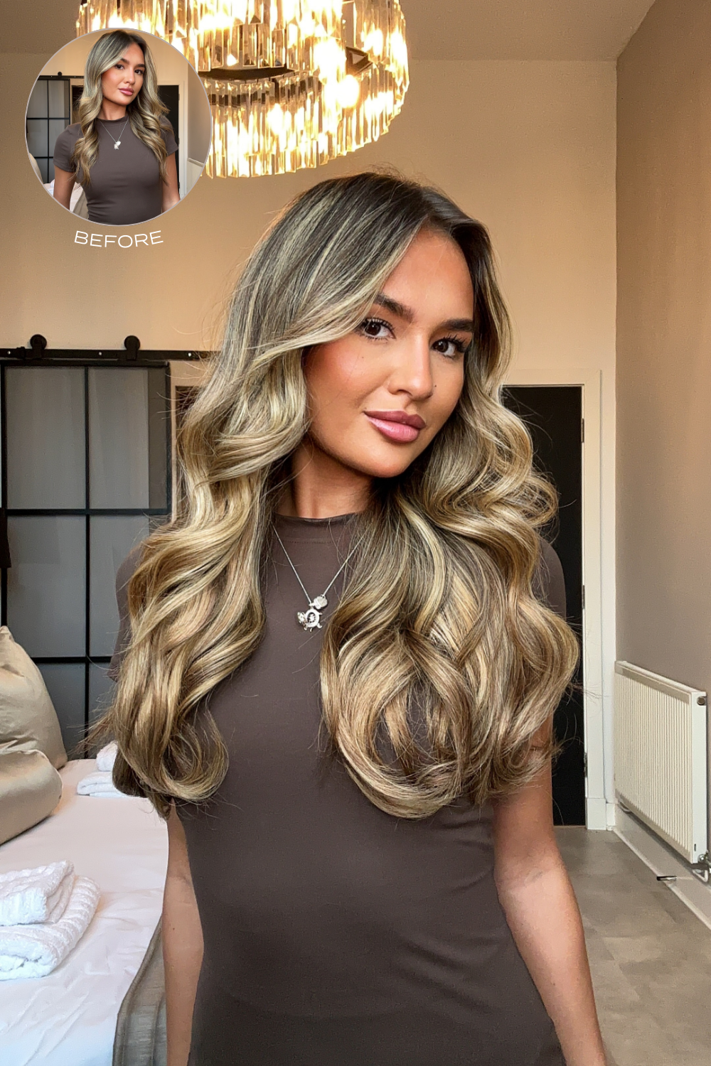 18” 1 Piece Hidden Halo Blow Dry Hair Extensions