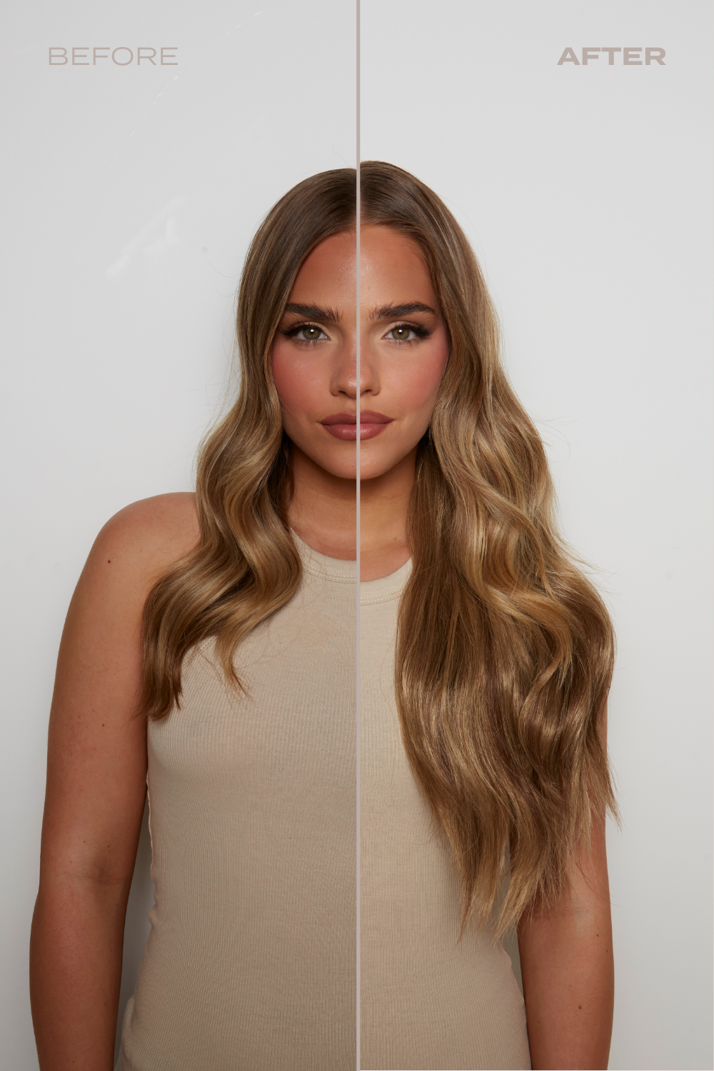 18” 1 Piece Hidden Halo Brushed Out Wave Hair Extensions