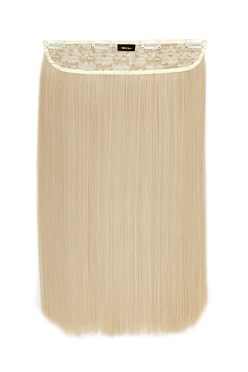 Thick 18" 1 Piece Straight Clip In Hair Extensions - BLONDES | CALIFORNIA BLONDE #2