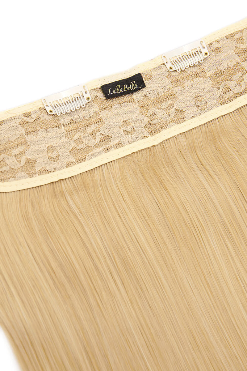 Thick 18" 1 Piece Straight Clip In Hair Extensions - BLONDES | GOLDEN BLONDE #5