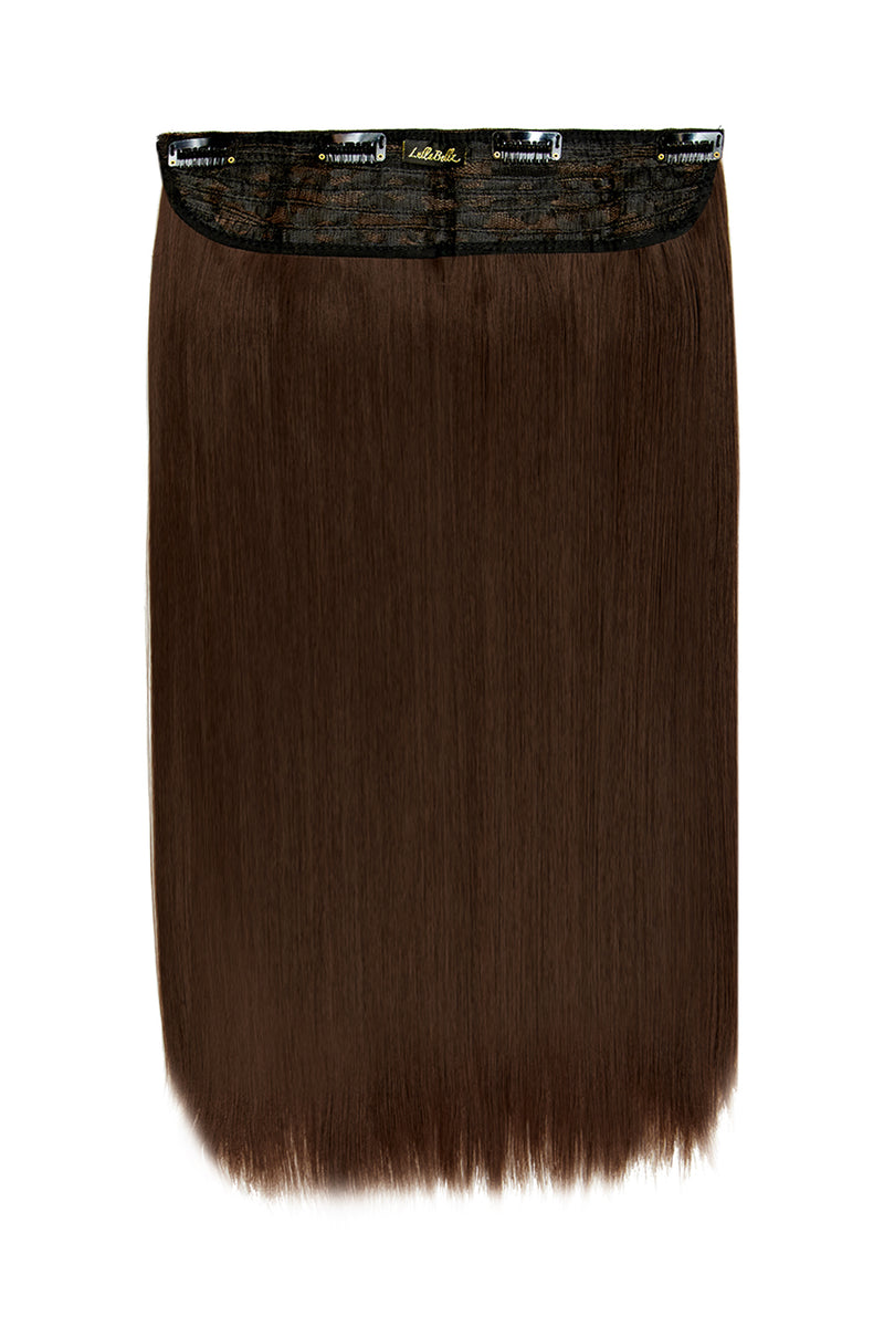 Thick 18" 1 Piece Straight Clip In Hair Extensions - BROWNS | GOLDEN BROWN #1