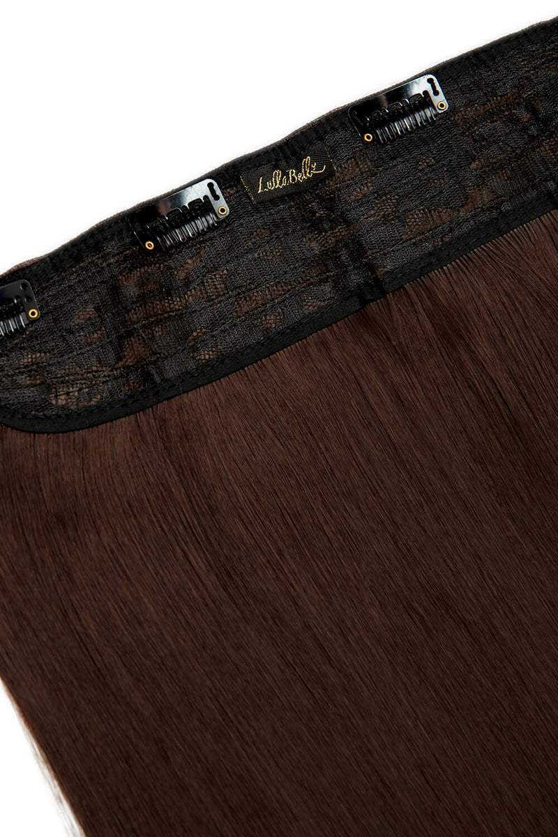 Thick 18" 1 Piece Straight Clip In Hair Extensions - BROWNS | GOLDEN BROWN #2