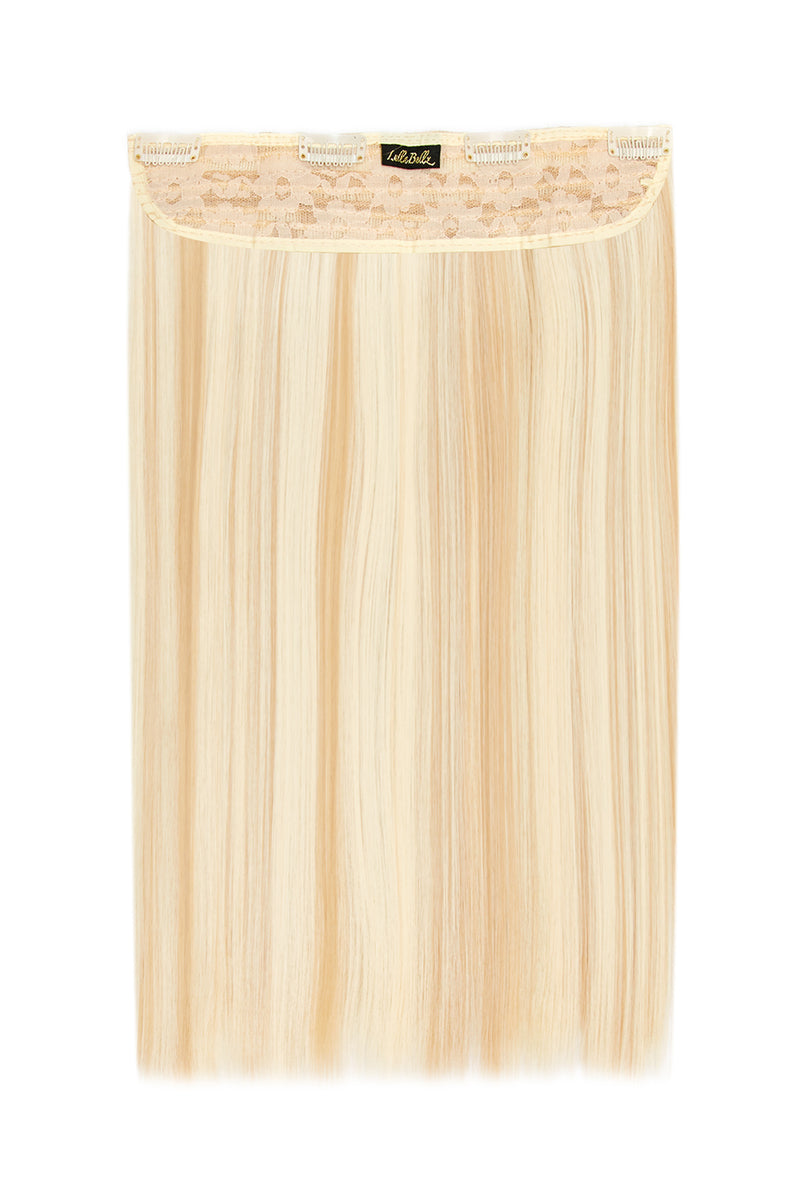 Thick 18" 1 Piece Straight Clip In Hair Extensions - BLONDES | HIGHLIGHTED CHAMPAGNE #1