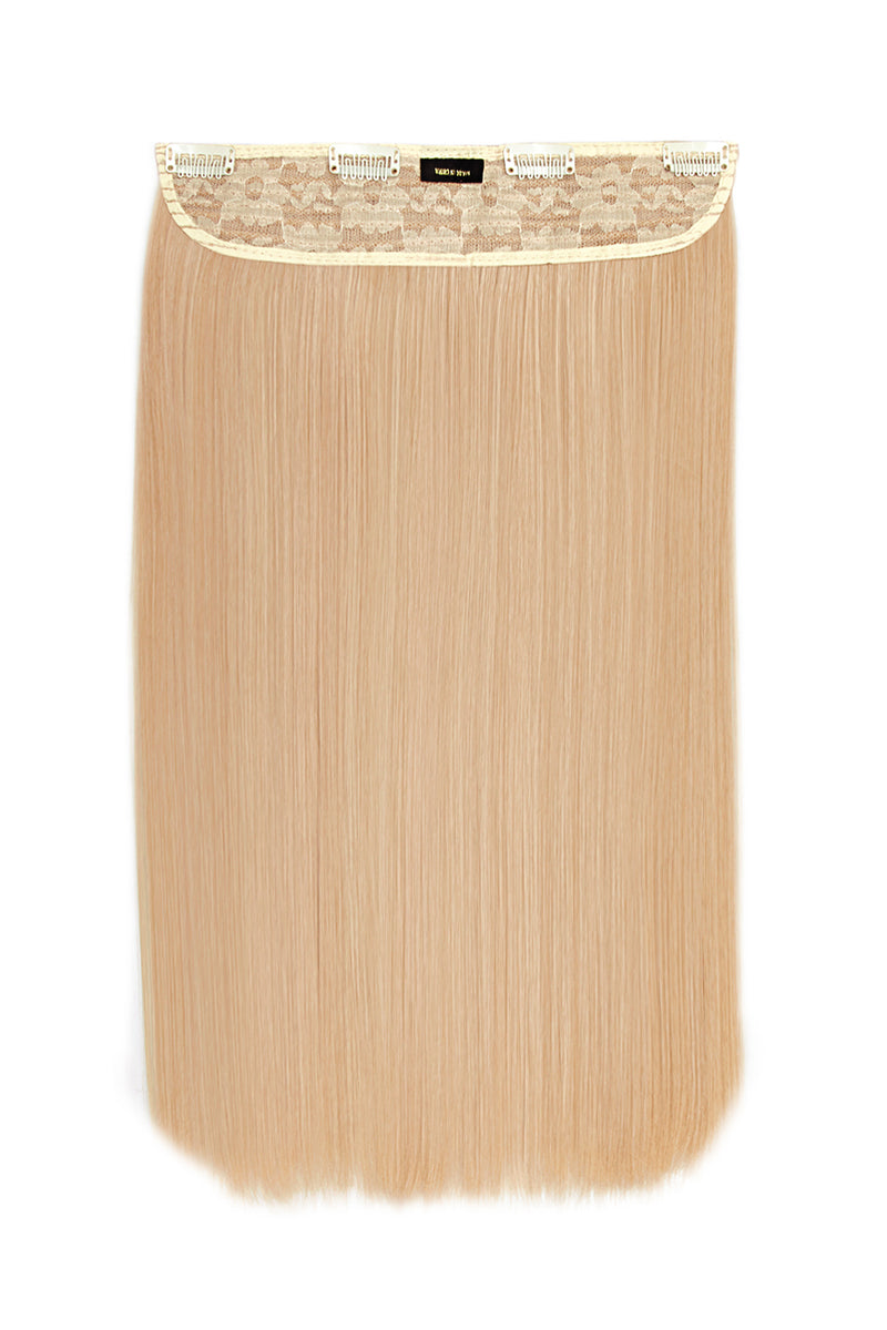 Thick 18" 1 Piece Straight Clip In Hair Extensions - BLONDES | HONEY BLONDE #1
