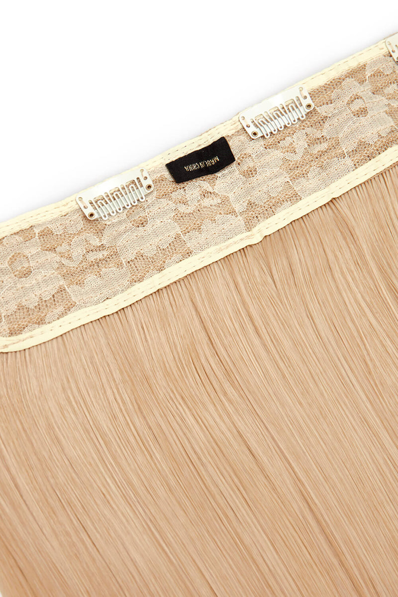 Thick 18" 1 Piece Straight Clip In Hair Extensions - BLONDES | HONEY BLONDE #2