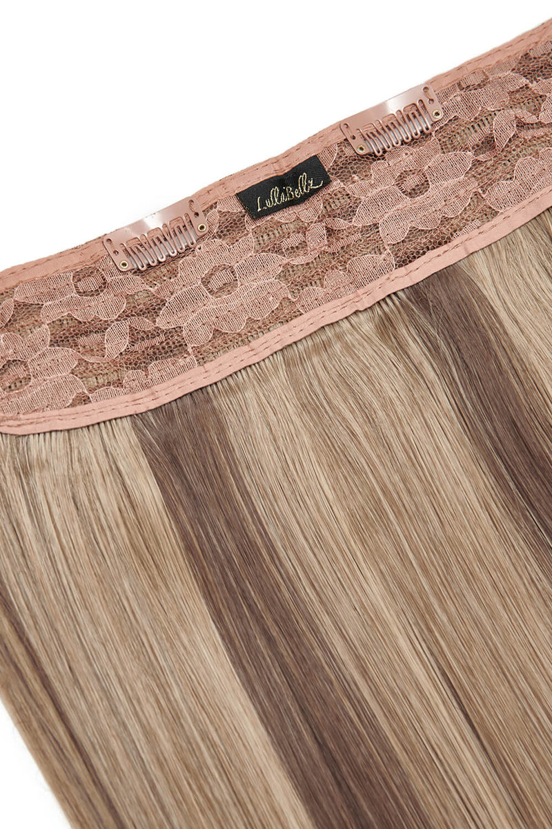 Thick 18" 1 Piece Straight Clip In Hair Extensions - BROWNS | MELLOW BROWN #2