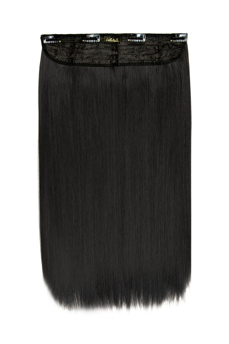 Thick 18" 1 Piece Straight Clip In Hair Extensions - BLACKS | NATURAL BLACK #3