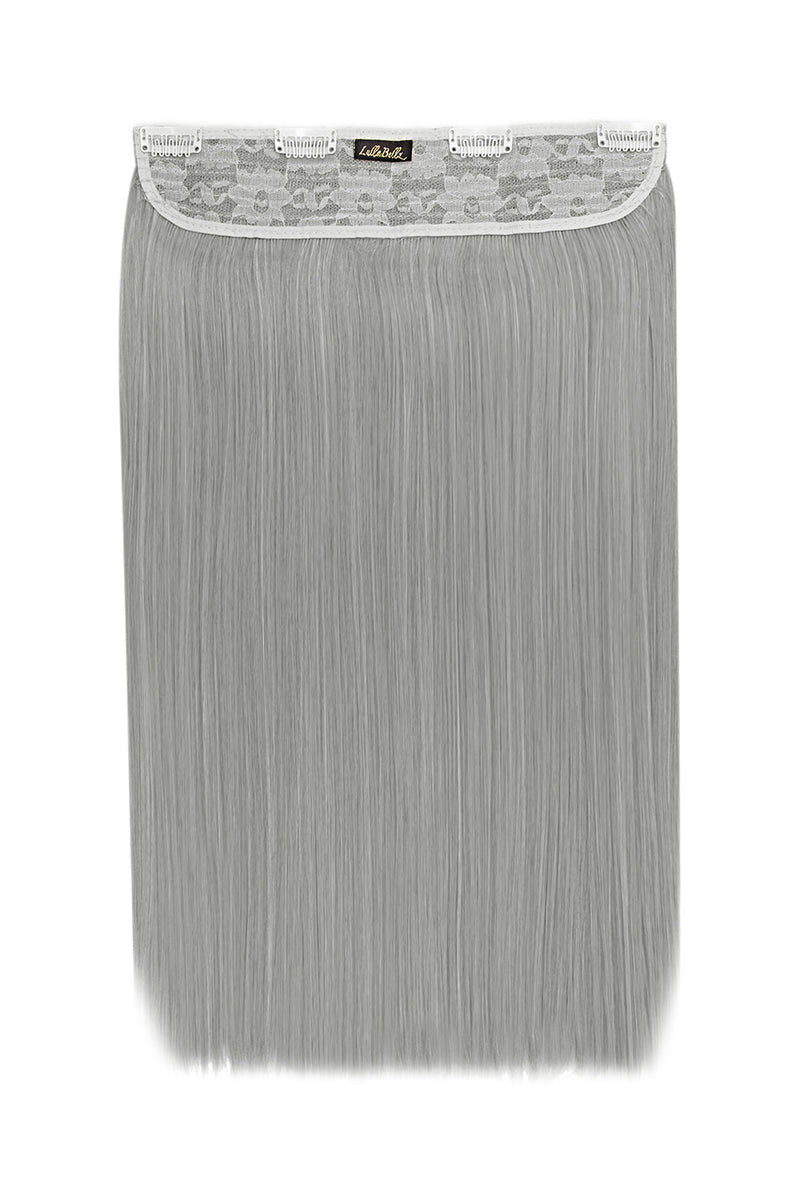 Dicke 18" 1-teilige gerade Clip-In-Haarverlängerungen - BLONDES | SILVER GREY #1