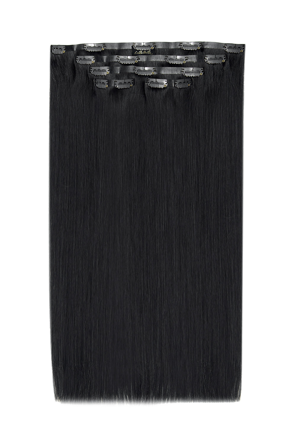Luxury Gold 18" 150g 5 Piece Human Hair Extensions - BLACKS | JET BLACK #1