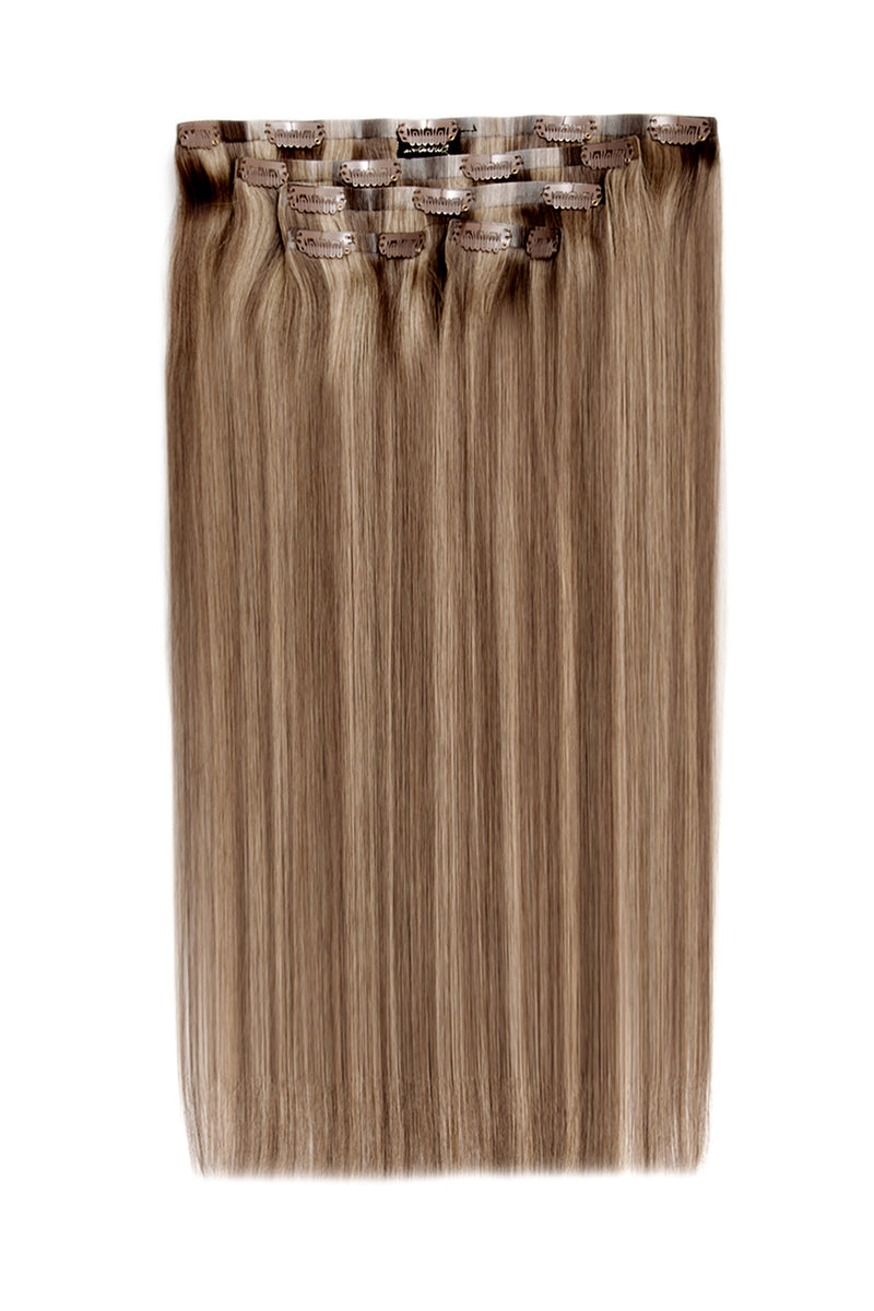 Luxus Gold 20" 200g 5-teilige Echthaarverlängerungen - BRAUN | SANFTES BRAUN #2