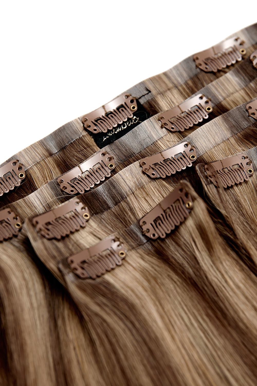Luxe Or 20" 200g 5 Pièces Extensions de Cheveux Humains - MARRONS | BRUN DOUX #3