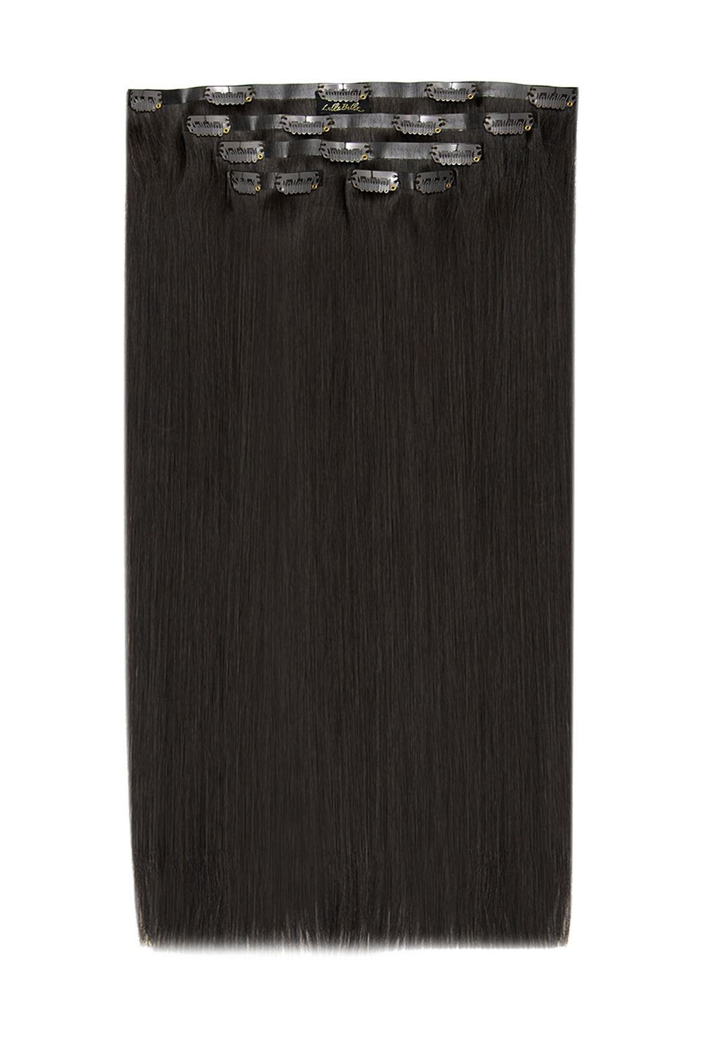 Luxury Gold 18" 150g 5 Piece Human Hair Extensions - BLACKS | NATURAL BLACK #1