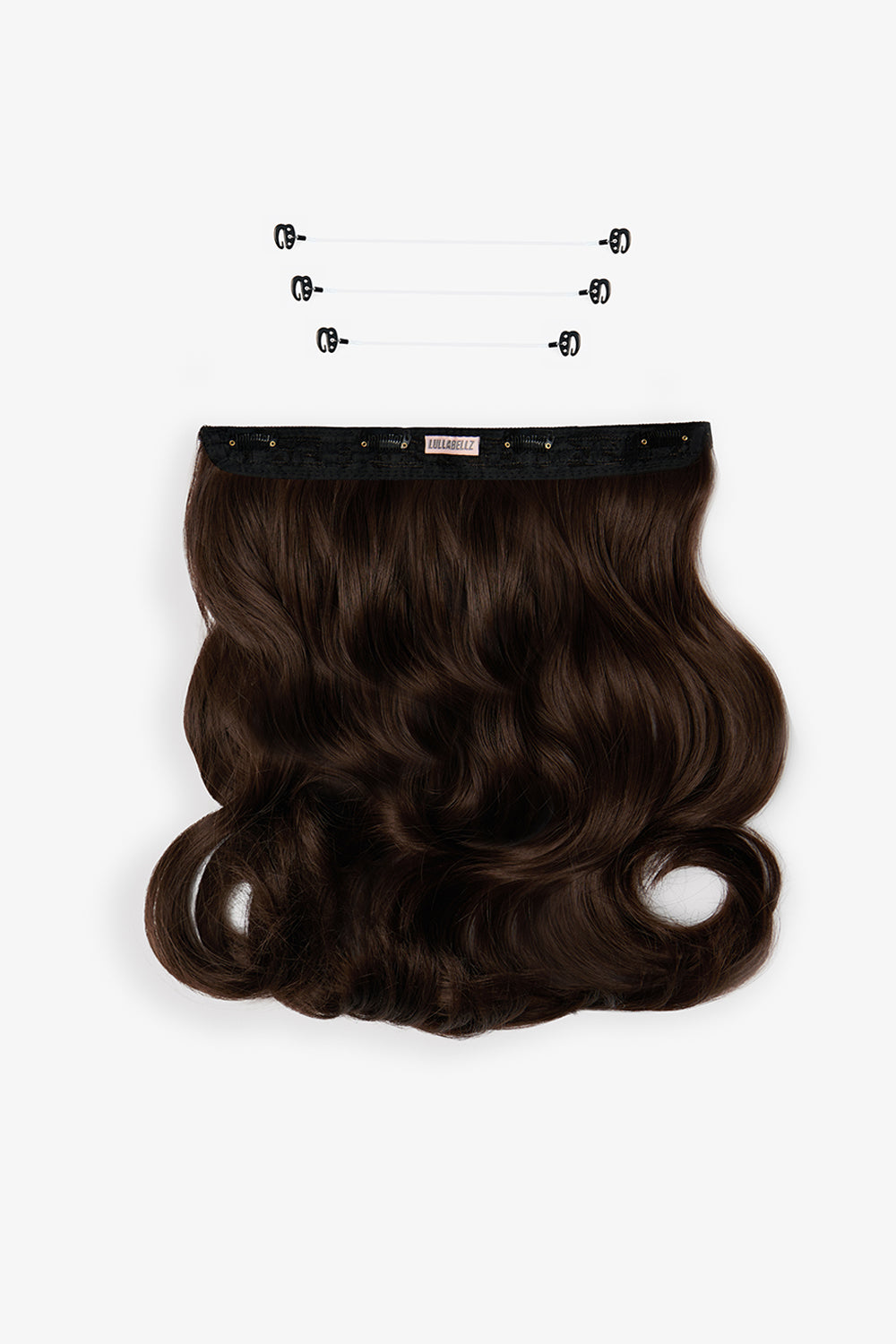 18” 1 Piece Hidden Halo Blow Dry Hair Extensions - BROWNS | CHOCOLATE BROWN #1
