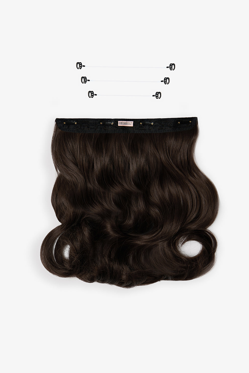 18” 1 Piece Hidden Halo Blow Dry Hair Extensions - BROWNS | DARK BROWN #3