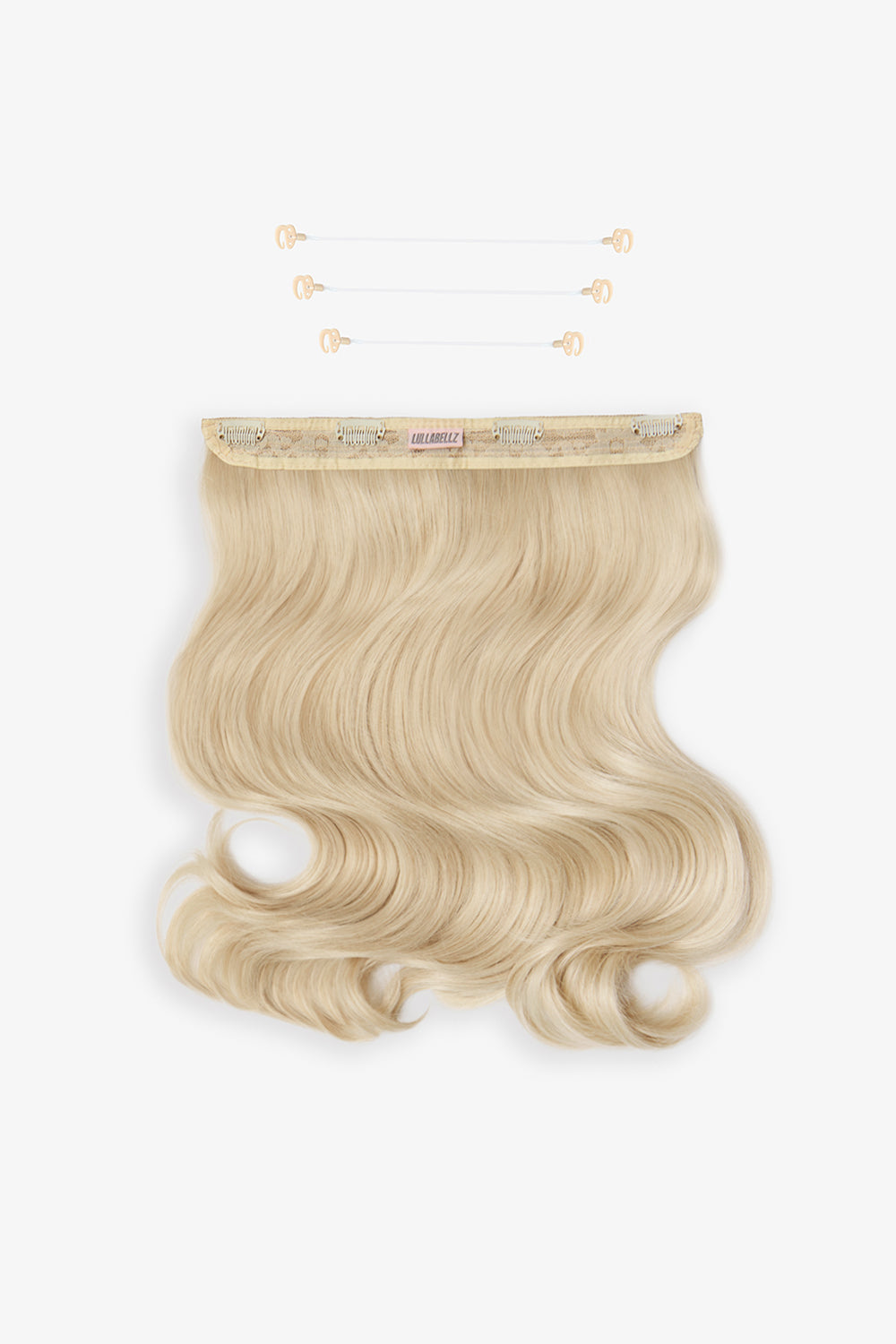 18” 1 Piece Hidden Halo Blow Dry Hair Extensions - BLONDES | LIGHT BLONDE #1
