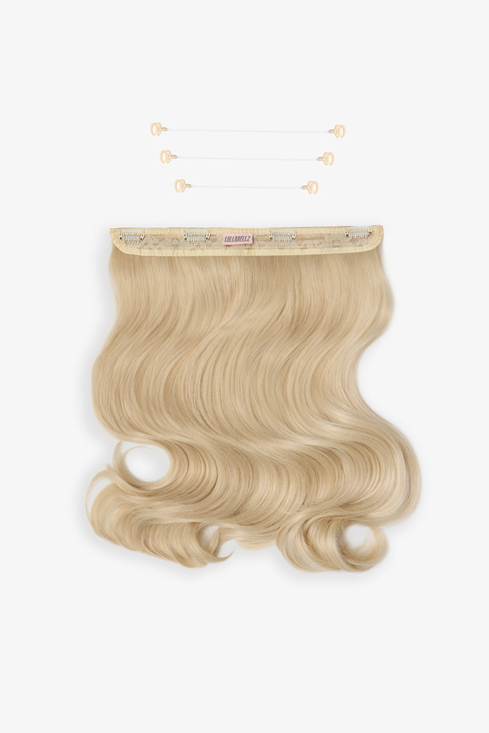 18” 1 Piece Hidden Halo Blow Dry Hair Extensions - BLONDES | LIGHT GOLDEN BLONDE #1