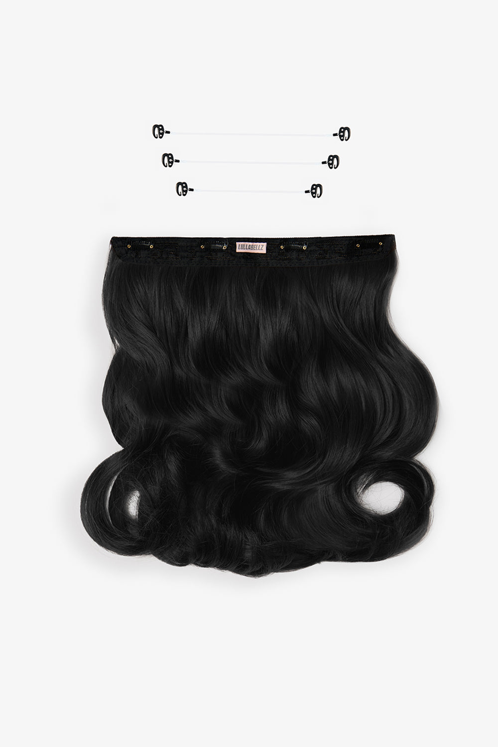18” 1 Piece Hidden Halo Blow Dry Hair Extensions - BLACKS | NATURAL BLACK #1