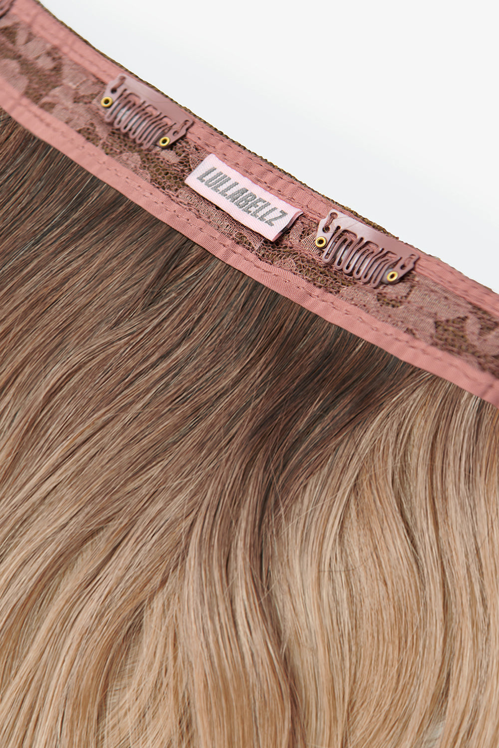 18” 1 Piece Hidden Halo Blow Dry Hair Extensions - BLONDES | ROOTED CALIFORNIA BLONDE #2