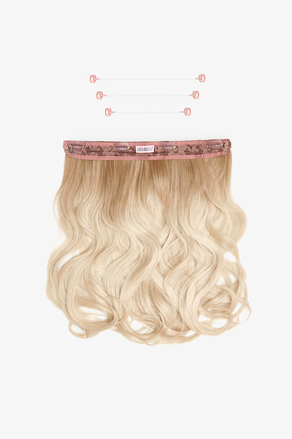 18” 1 Piece Hidden Halo Blow Dry Hair Extensions - BLONDES | ROOTED LIGHT BLONDE #1