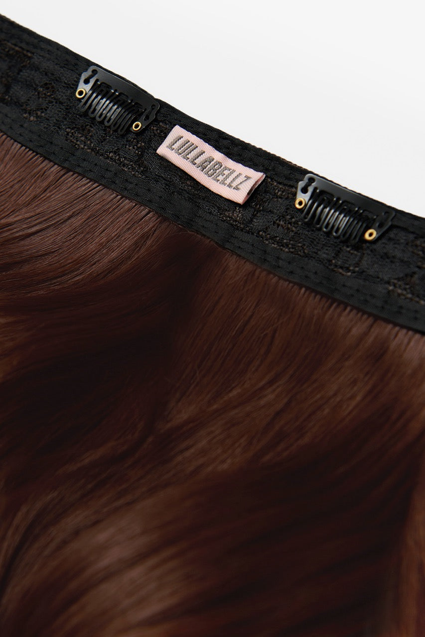 18” 1 Piece Hidden Halo Blow Dry Hair Extensions - BROWNS | WARM BRUNETTE #2