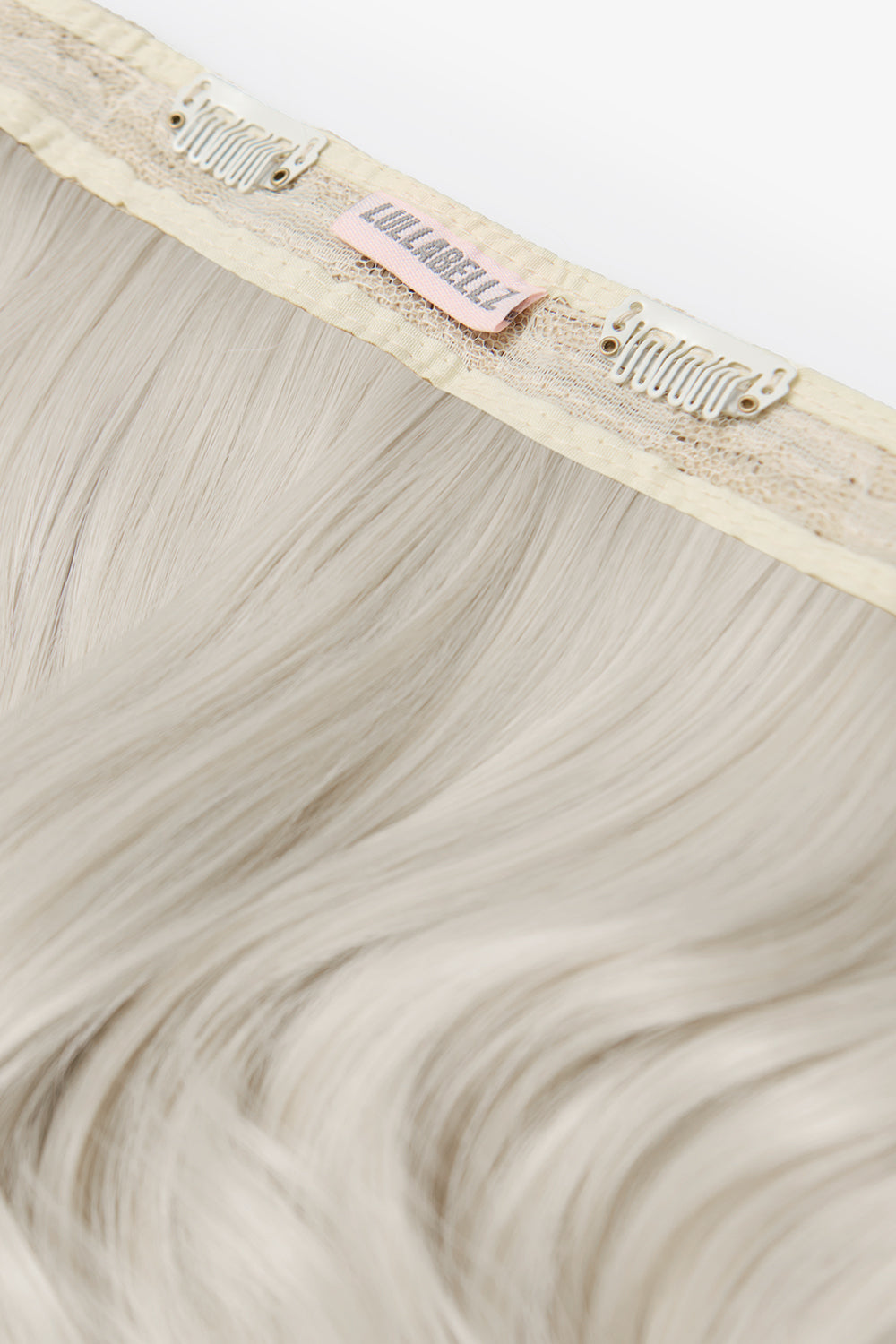 18” 1 Piece Hidden Halo Brushed Out Wave Hair Extensions - BLONDES | BLEACH BLONDE #2