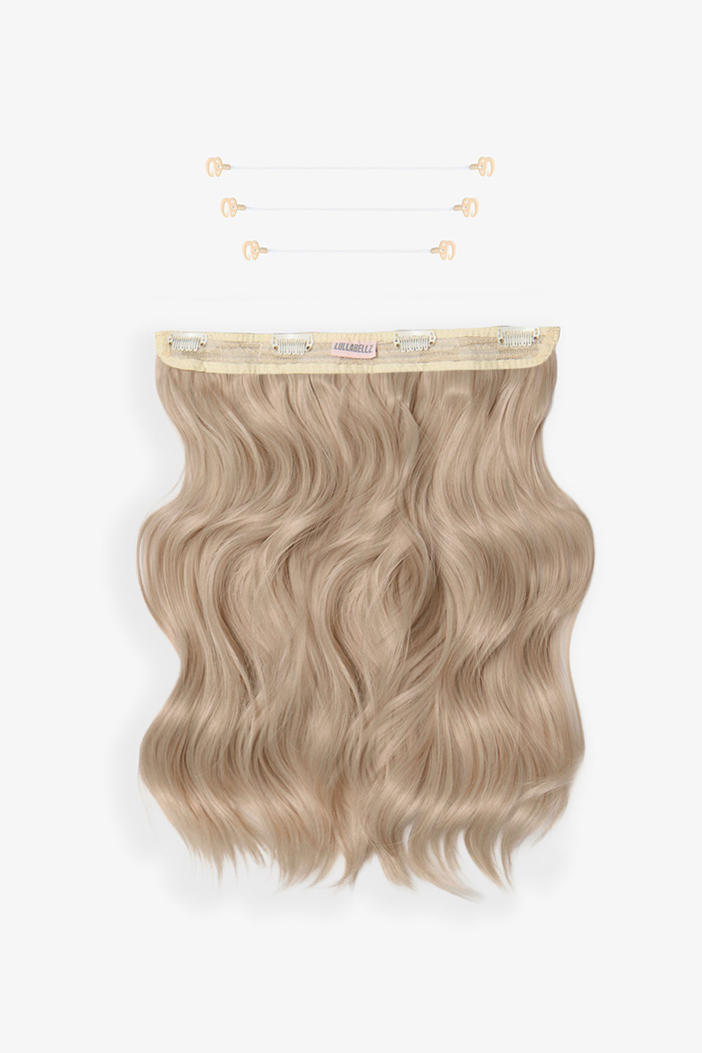 18” 1 Piece Hidden Halo Brushed Out Wave Hair Extensions - BLONDES | CALIFORNIA BLONDE #1