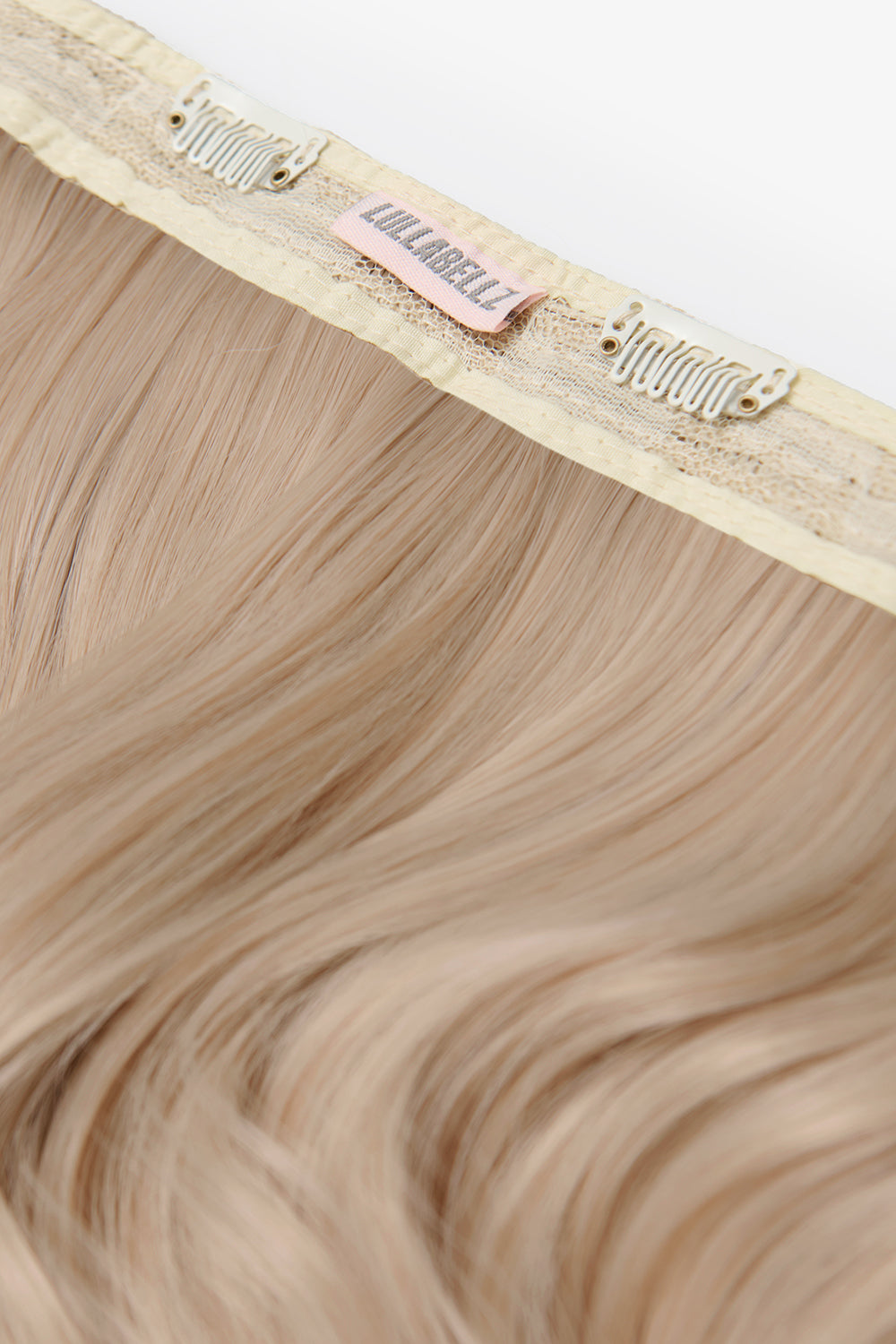 18” 1 Piece Hidden Halo Brushed Out Wave Hair Extensions - BLONDES | CHAMPAGNE BLONDE #2