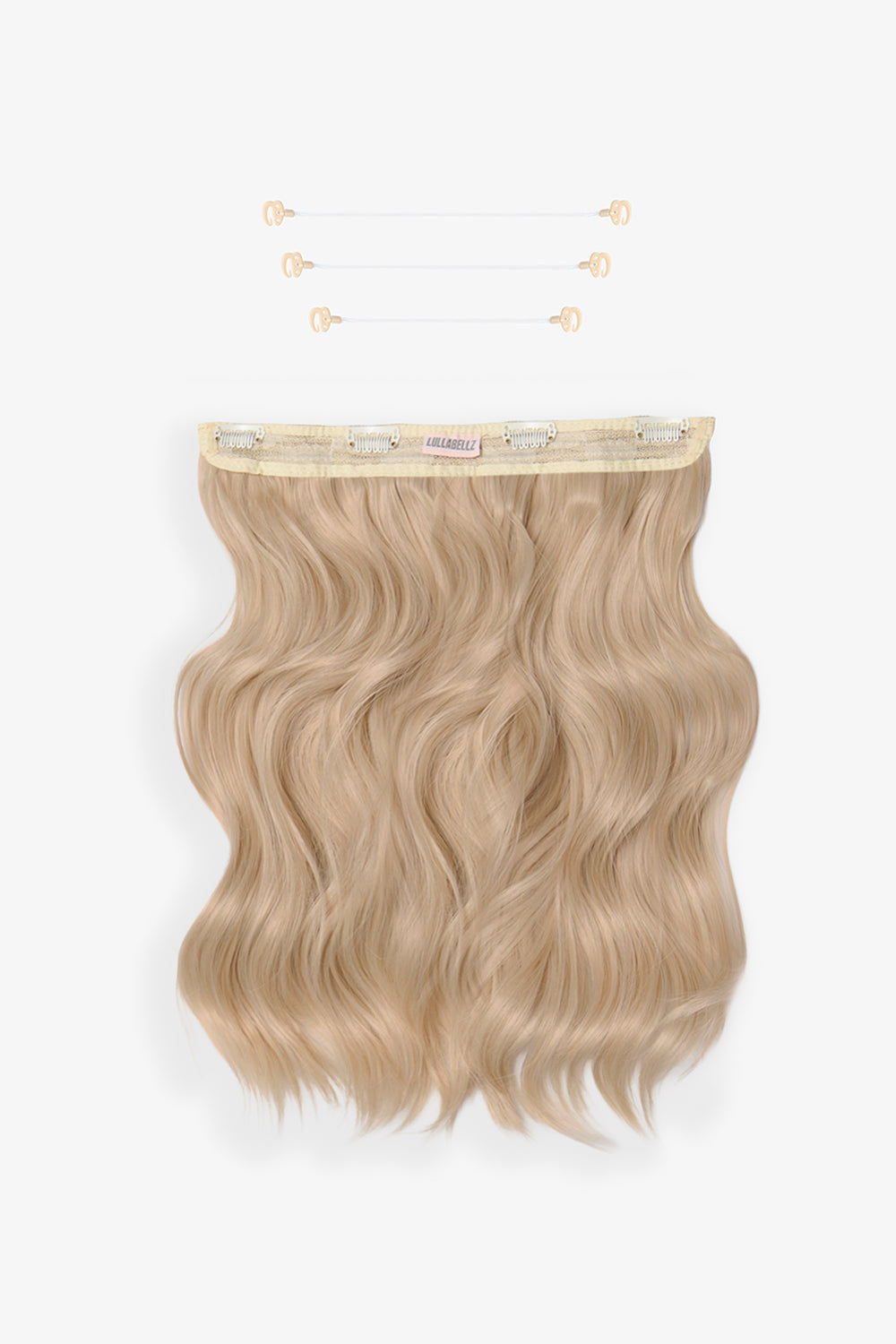 18” 1 Piece Hidden Halo Brushed Out Wave Hair Extensions - BLONDES | CHAMPAGNE BLONDE #1
