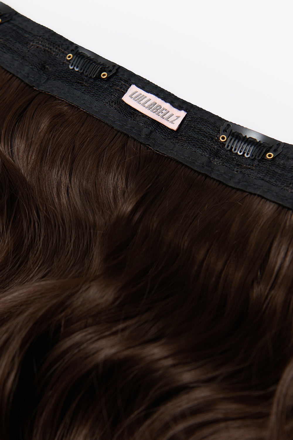 18” 1 Piece Hidden Halo Brushed Out Wave Hair Extensions - BROWNS | CHOCOLATE BROWN #3