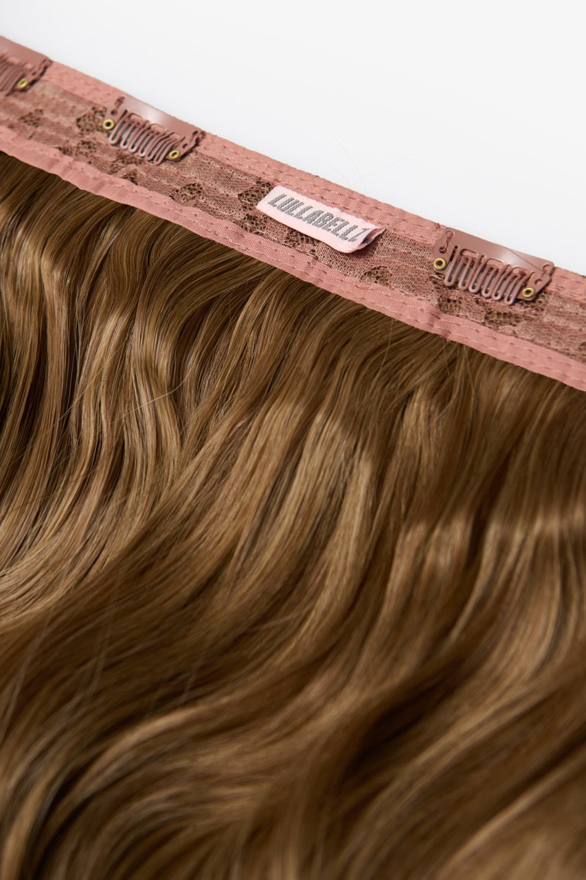 18” 1 Piece Hidden Halo Brushed Out Wave Hair Extensions - BLONDES | HARVEST BLONDE #2