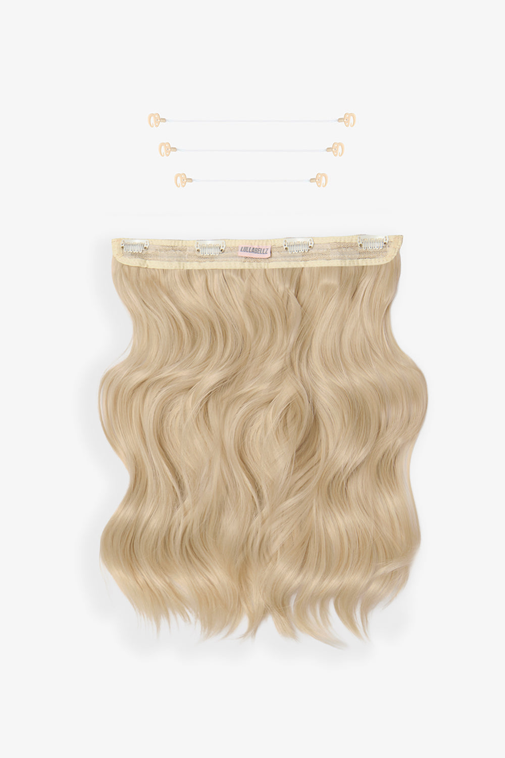 18” 1 Piece Hidden Halo Brushed Out Wave Hair Extensions - BLONDES | LIGHT GOLDEN BLONDE #1