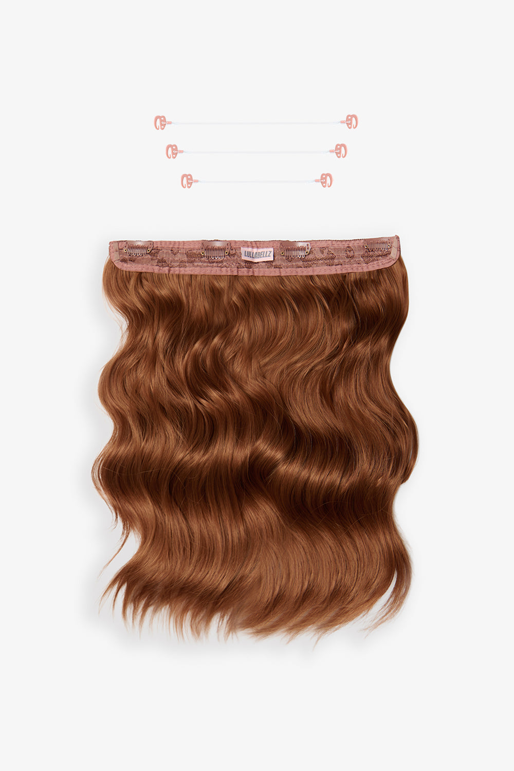 18” 1 Piece Hidden Halo Brushed Out Wave Hair Extensions - REDS | MIXED AUBURN #1