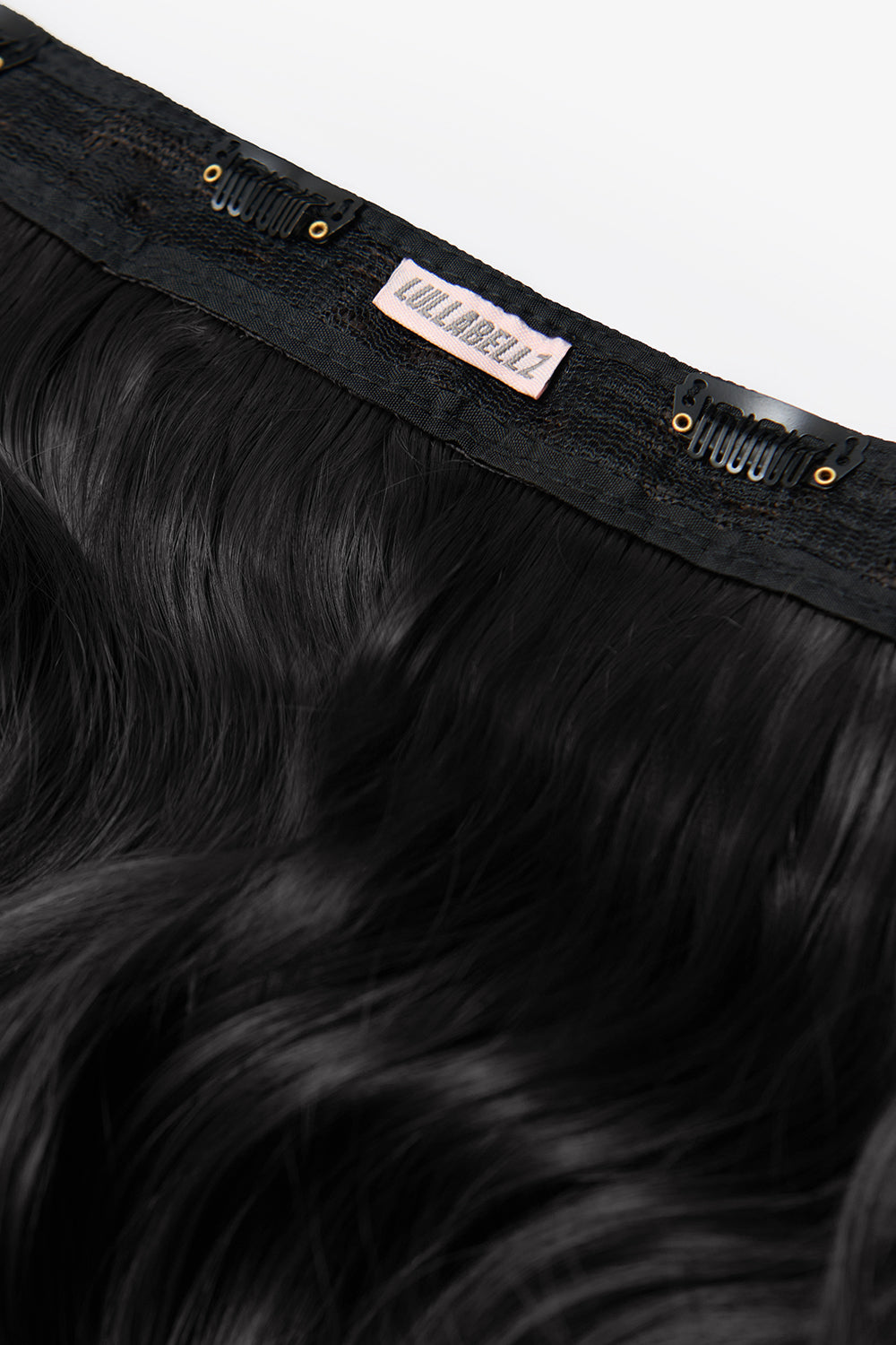 18” 1 Piece Hidden Halo Brushed Out Wave Hair Extensions - BLACKS | NATURAL BLACK #2