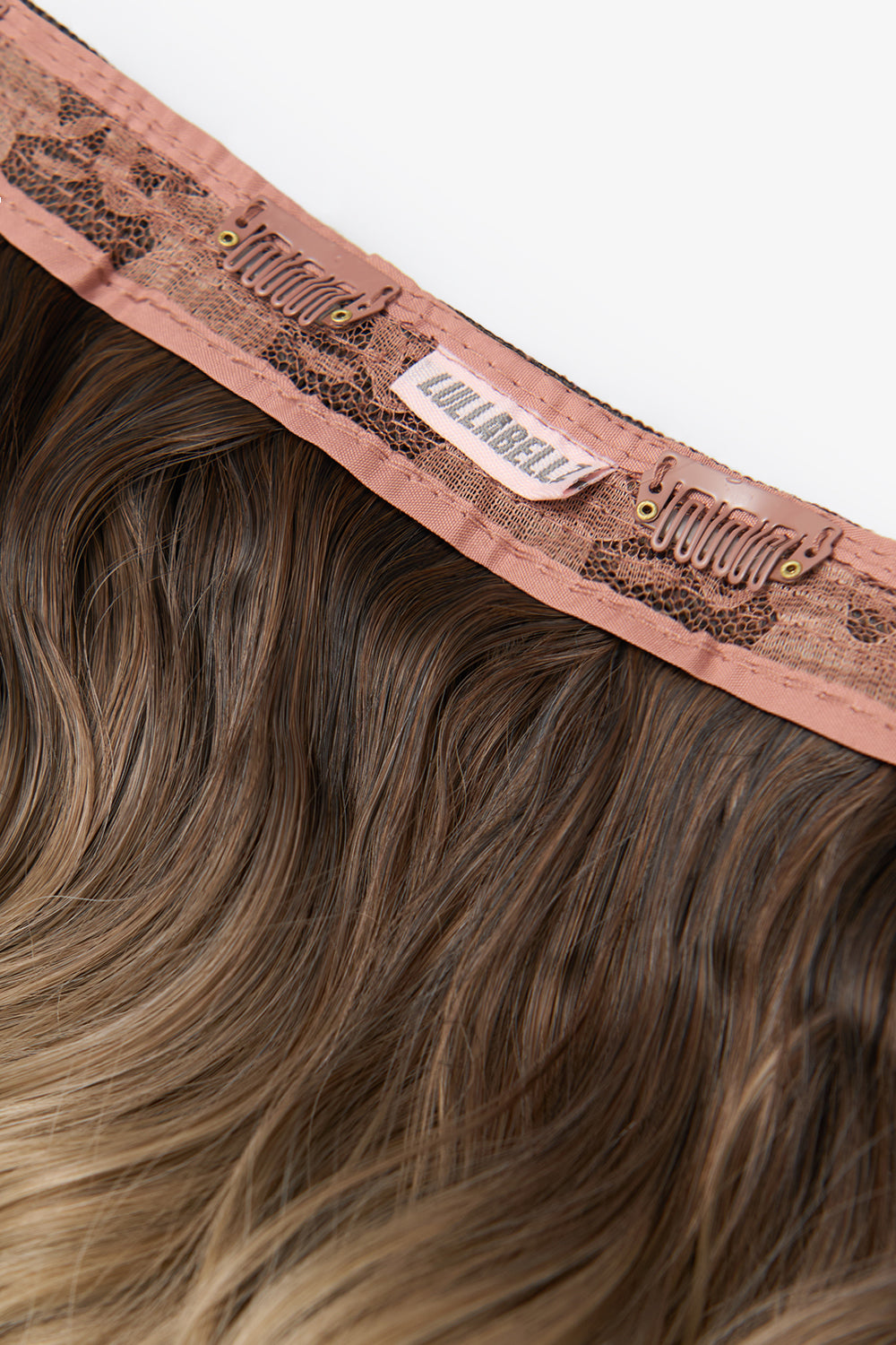 18” 1 Piece Hidden Halo Brushed Out Wave Hair Extensions - BLONDES | ROOTED CALIFORNIA BLONDE #2