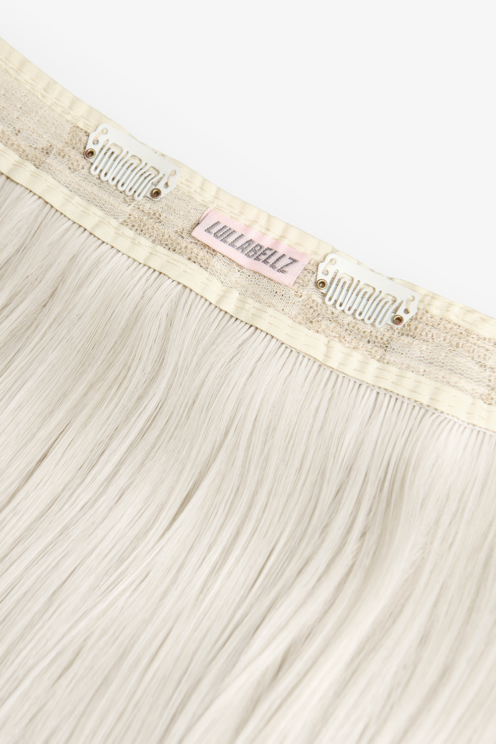 18" 1 Piece Hidden Halo Straight Hair Extensions - BLONDES | BLEACH BLONDE #2
