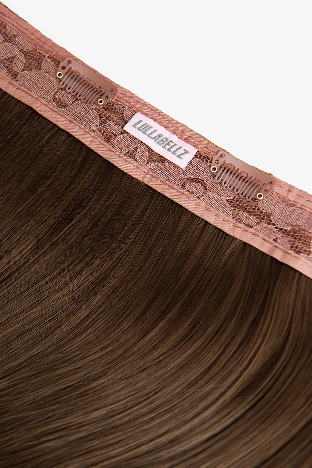 18" 1 Piece Hidden Halo Straight Hair Extensions - BROWNS | CHESTNUT #2