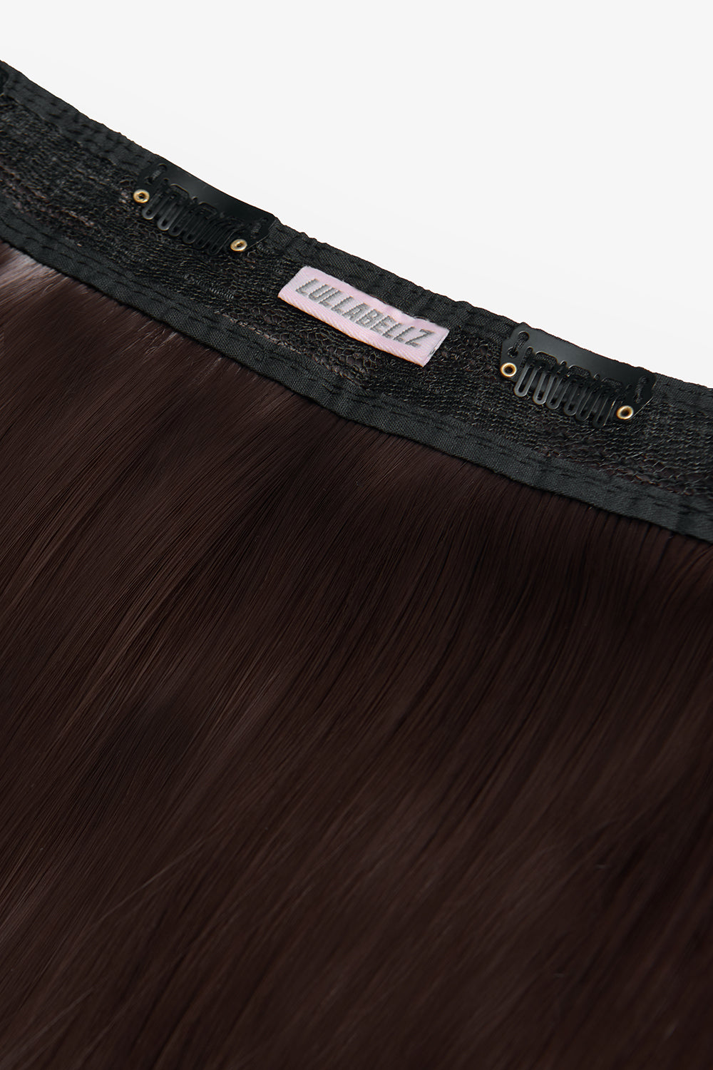 18" 1 Piece Hidden Halo Straight Hair Extensions - BROWNS | CHOCOLATE BROWN #3